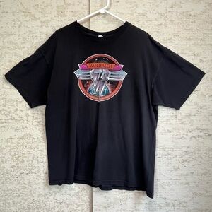 Van Halen Black Graphic Short Sleeve T-Shirt Size 2XL Excellent Condition Band T